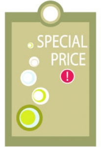 Vector discount label