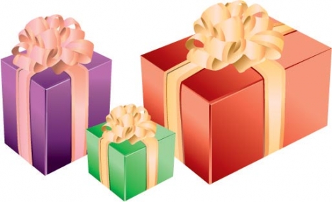 Vector gift box