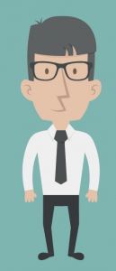 Vectorized business people expressions