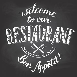 Welcome to our restaurant chalkboard printable,Welcome to our restaurant chalkboard printable