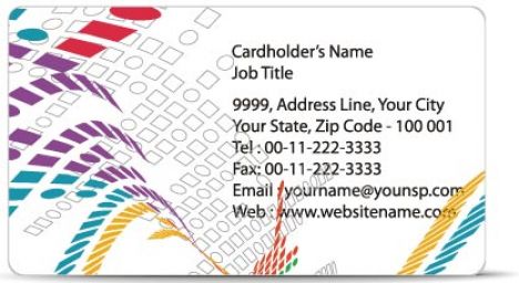 Violet leafletter corporate identity vector