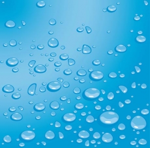 Water drops vector