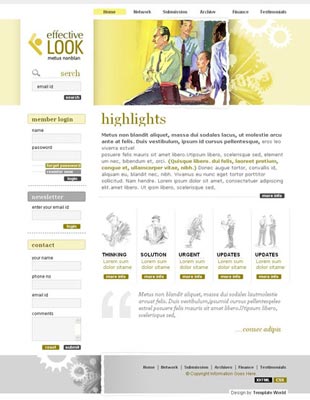 Web design template with code Web design template with code