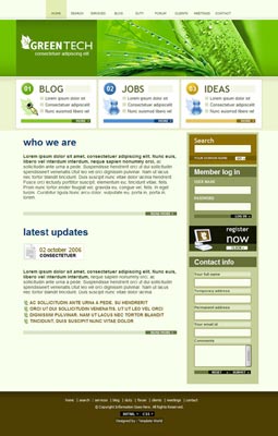 Web design template with code Web design template with code