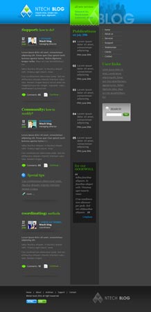 Web design template with code Web design template with code