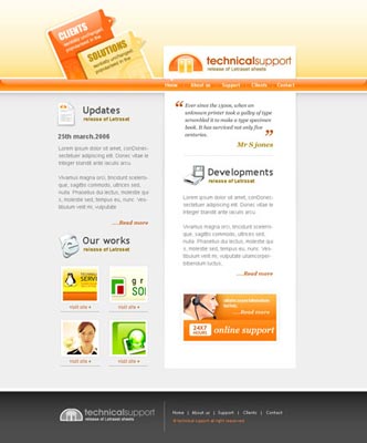 Web design template with code Web design template with code