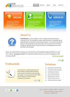 Web design template with code Web design template with code