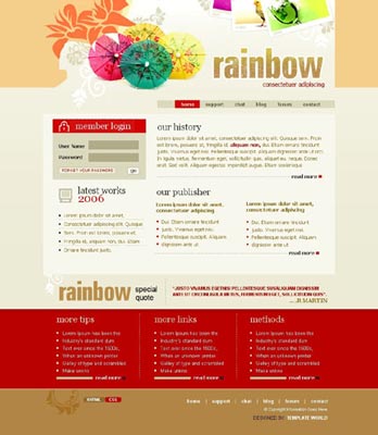 Web design template with code Web design template with code
