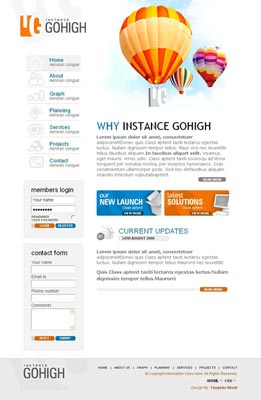 Web design template with code Web design template with code