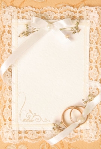 Wedding background frame