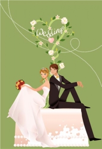 Wedding clippart background
