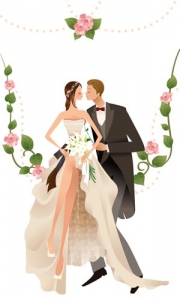 Wedding clippart vector