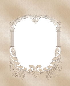 Wedding ornaments frames