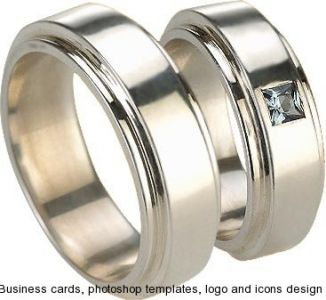 Wedding rings template