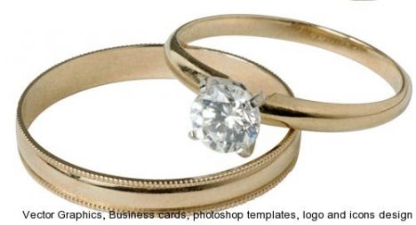 Wedding rings template