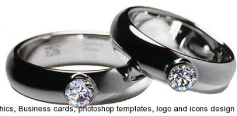 Wedding rings layout