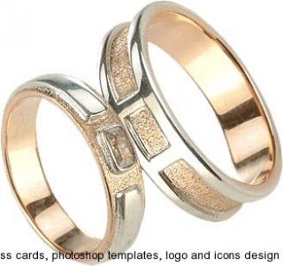 Wedding rings layout