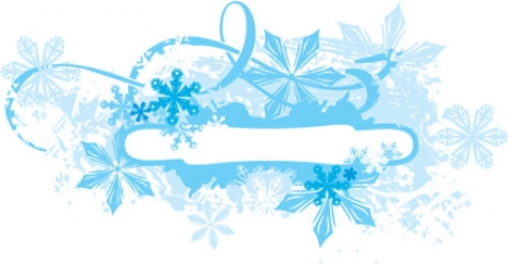 Winter background vector