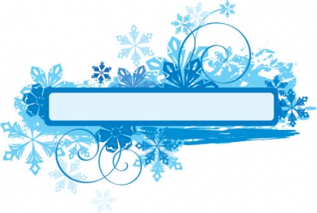 Winter background vector