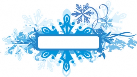 Winter background vector