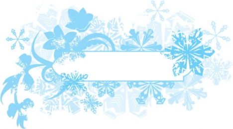 Winter background vector