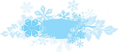 Winter background vector