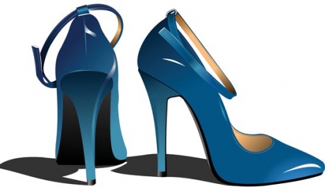 Woman shoes vectors