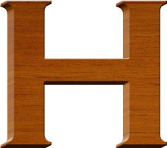Wooden letters numbers and symbols