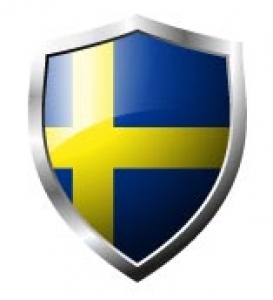 Sweden Flag in shield format