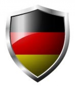 Germany Flag in shield format