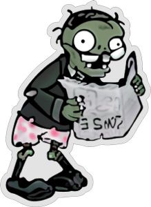 Zombi stickers vector templates