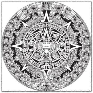 Aztec Calendar Vector