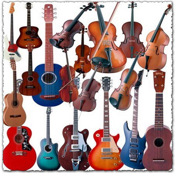 Psd musical instruments