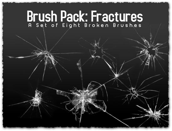 Broken Glass Photoshop Brushes