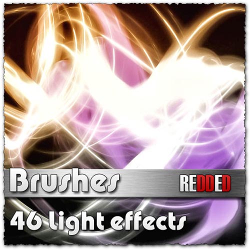 Professional light effects photoshop brushes