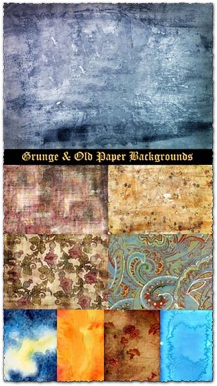 Grunge and old paper backgrounds
