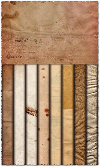 Grungy paper texture backgrounds