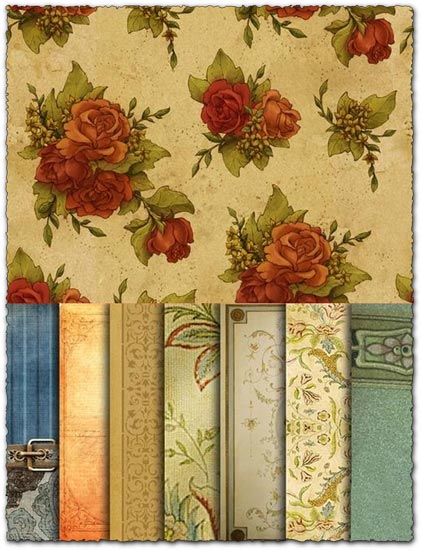 Old model paper background textures