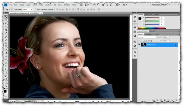 Photoshop tutorial Change the eye color