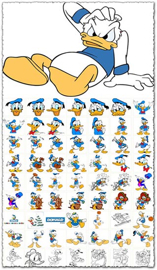 Donald Duck vectors