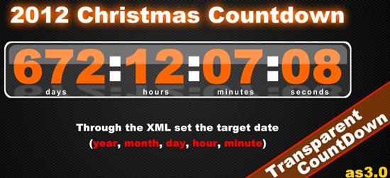 CountDown Flash script template