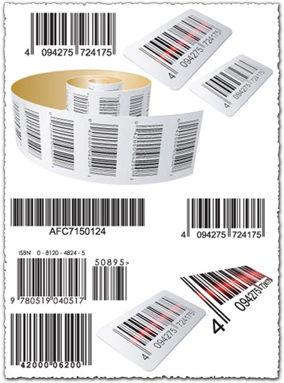 Bar codes vectors