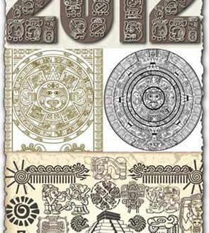 Maya and aztec vector symbols