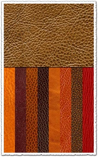 Fine quality leather textures
