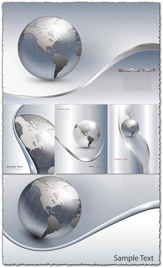 Soft blue metalic business backgrounds