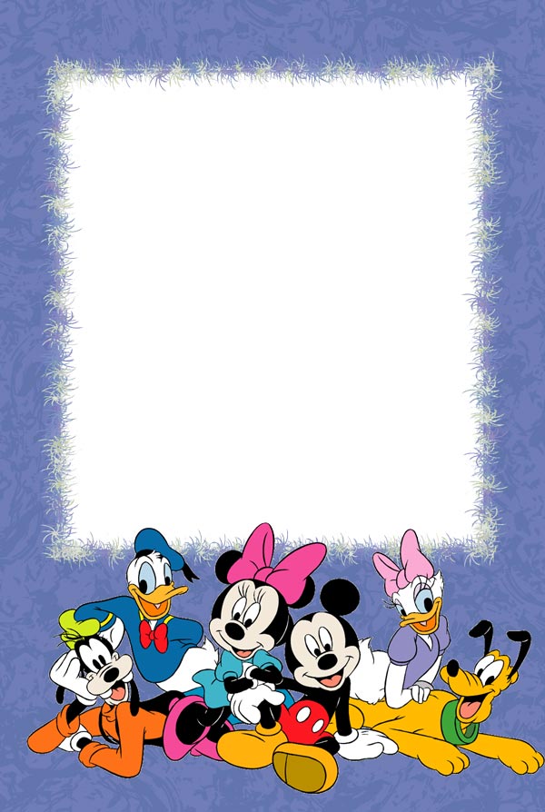 Walt Disney characters photo frame for children