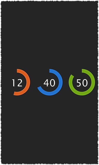 How to do a beautiful clock using CSS and jQuery