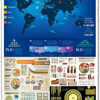 Pie chart vector infographic