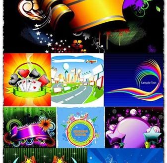 Colorful vectors design