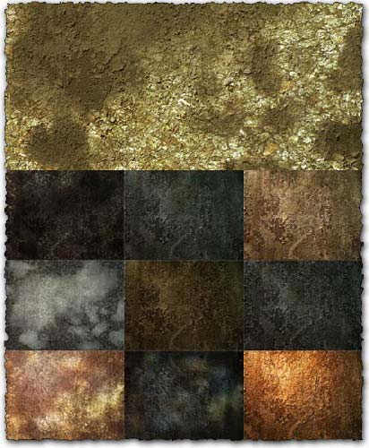 10 PNG grungy wall textures
